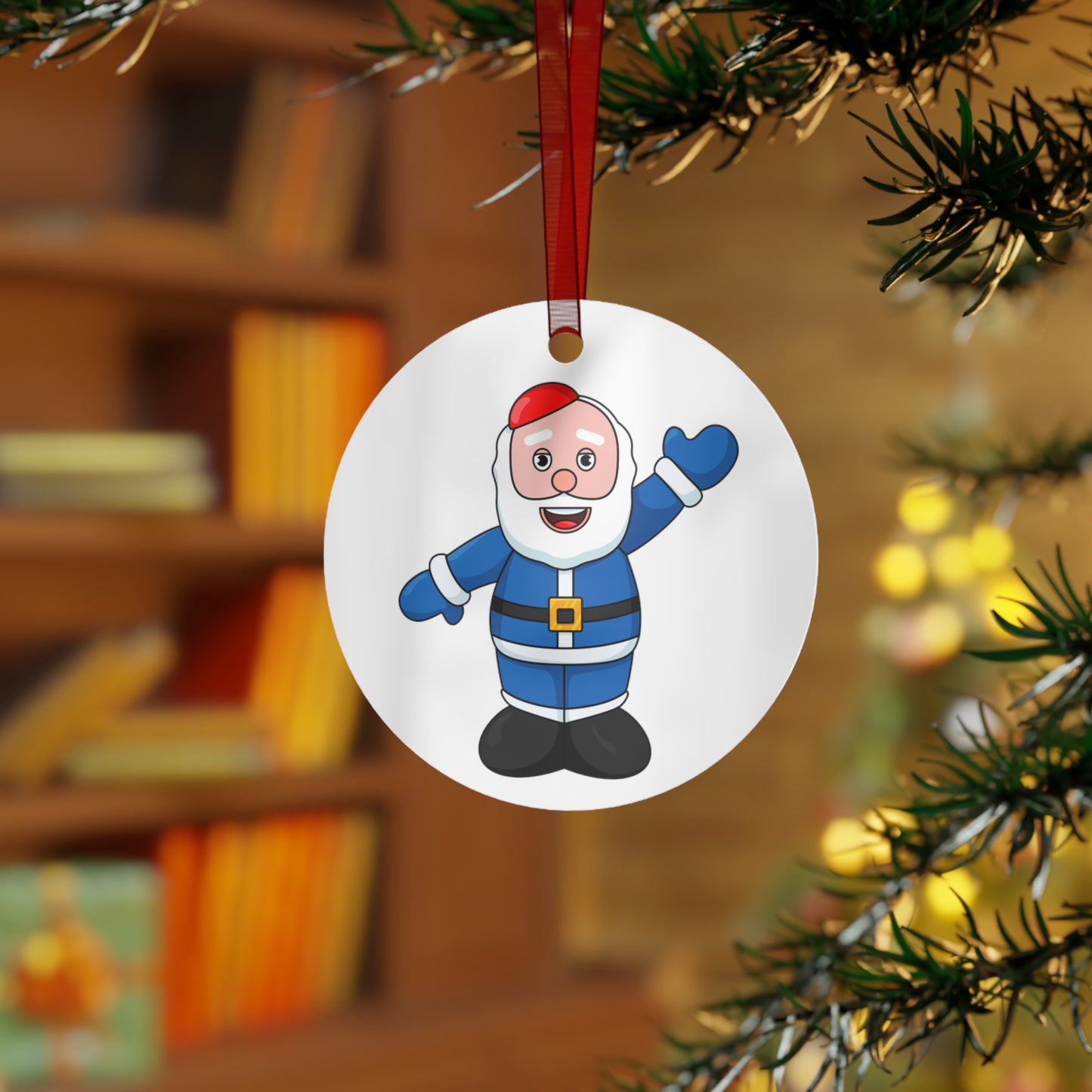 Hanukkah Hank Metal Ornament