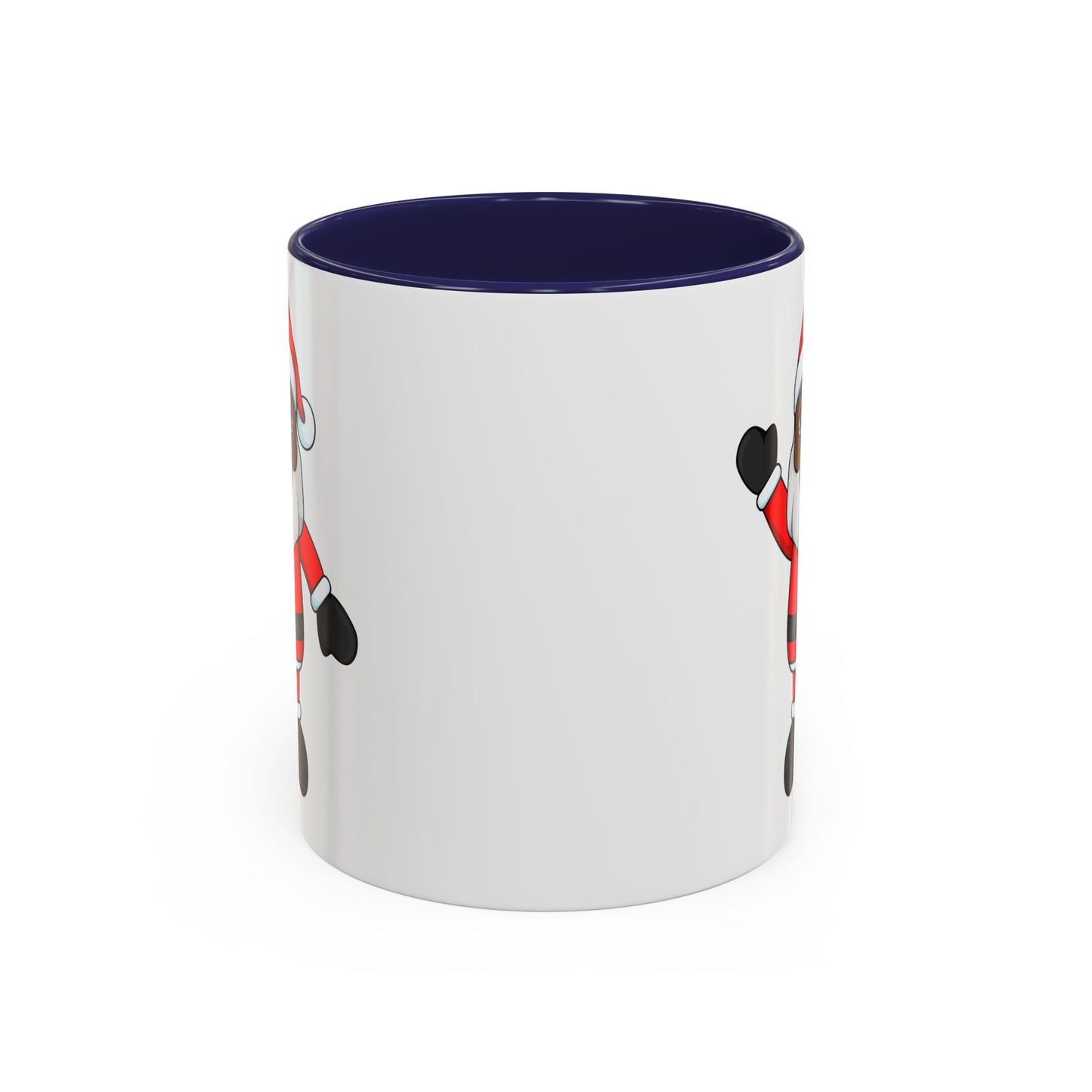 Black Santa Accent Mug