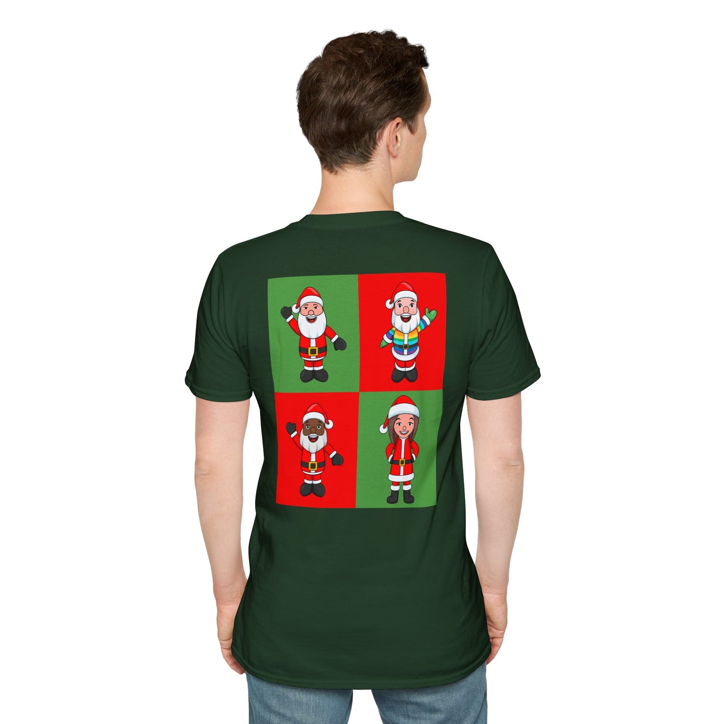 OG Grid Santa Unisex Softstyle T-Shirt