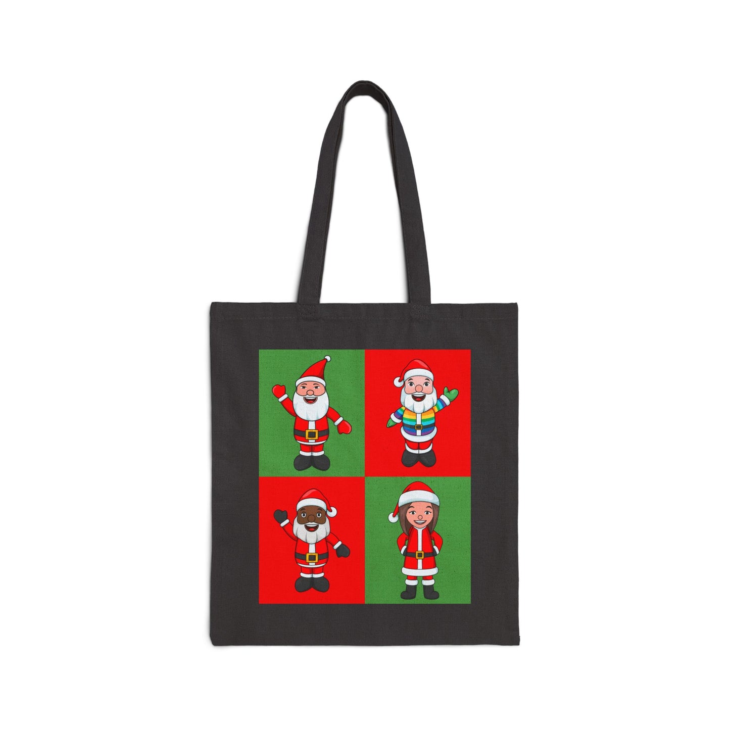Grid OG Santa Natural Tote Bag