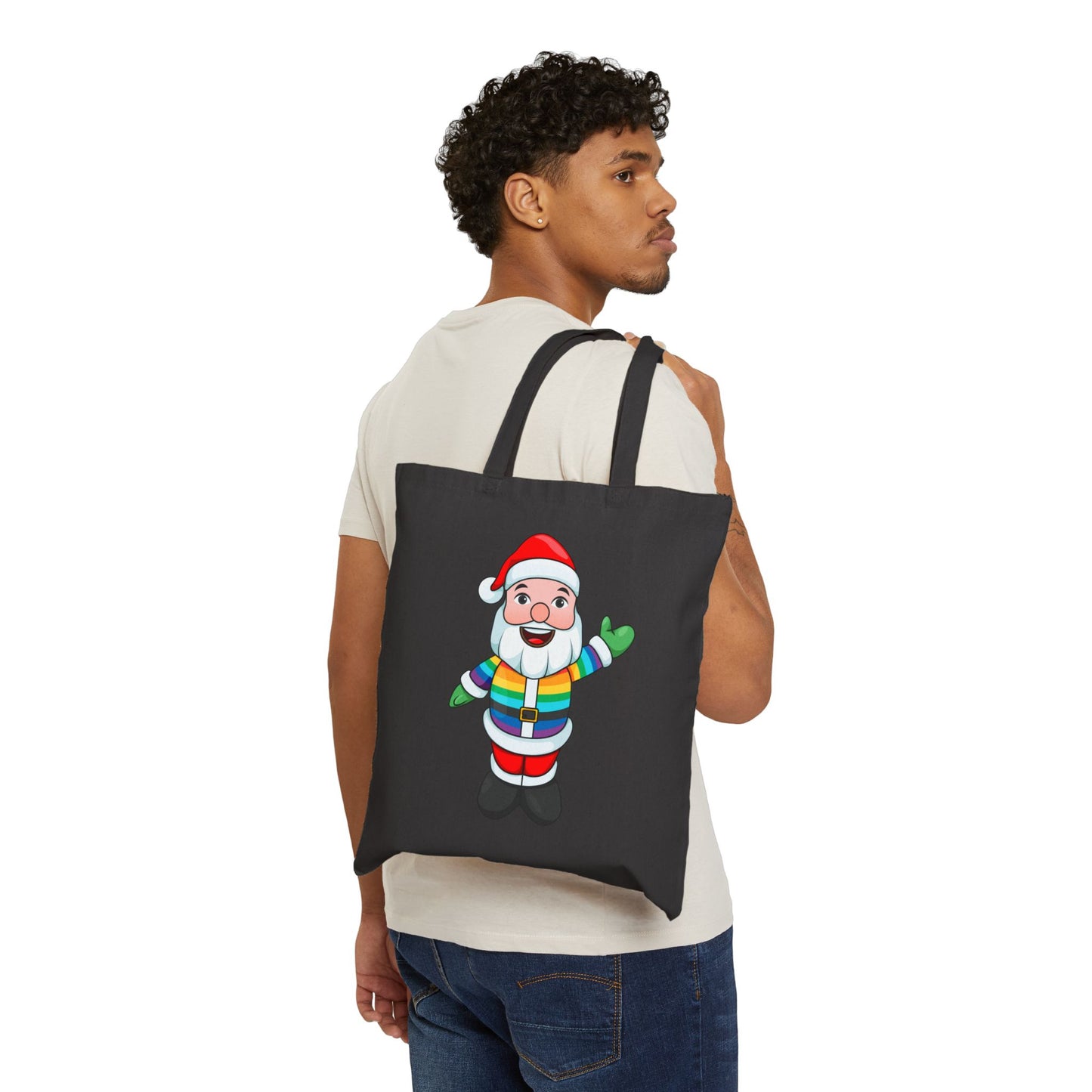 Pride Santa Natural Tote Bag