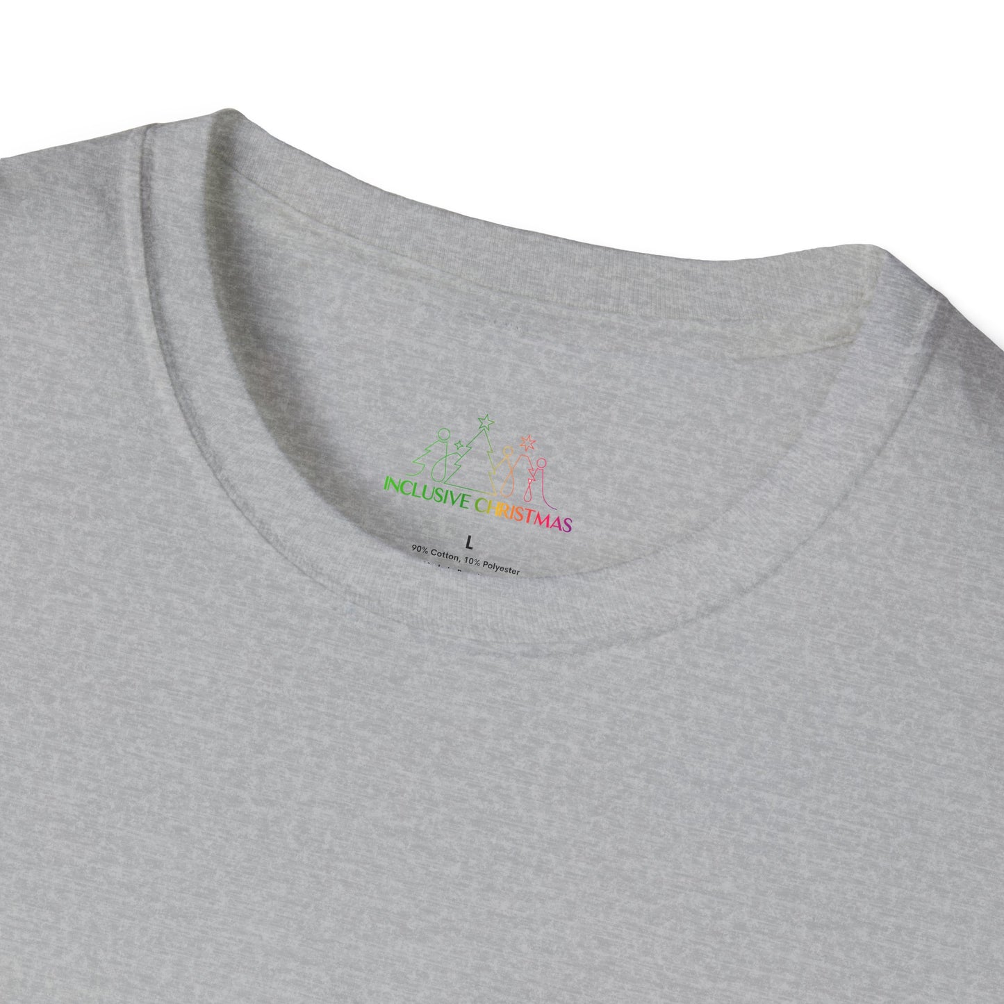 Female Santa ("Sandra Claus") Unisex Softstyle T-Shirt