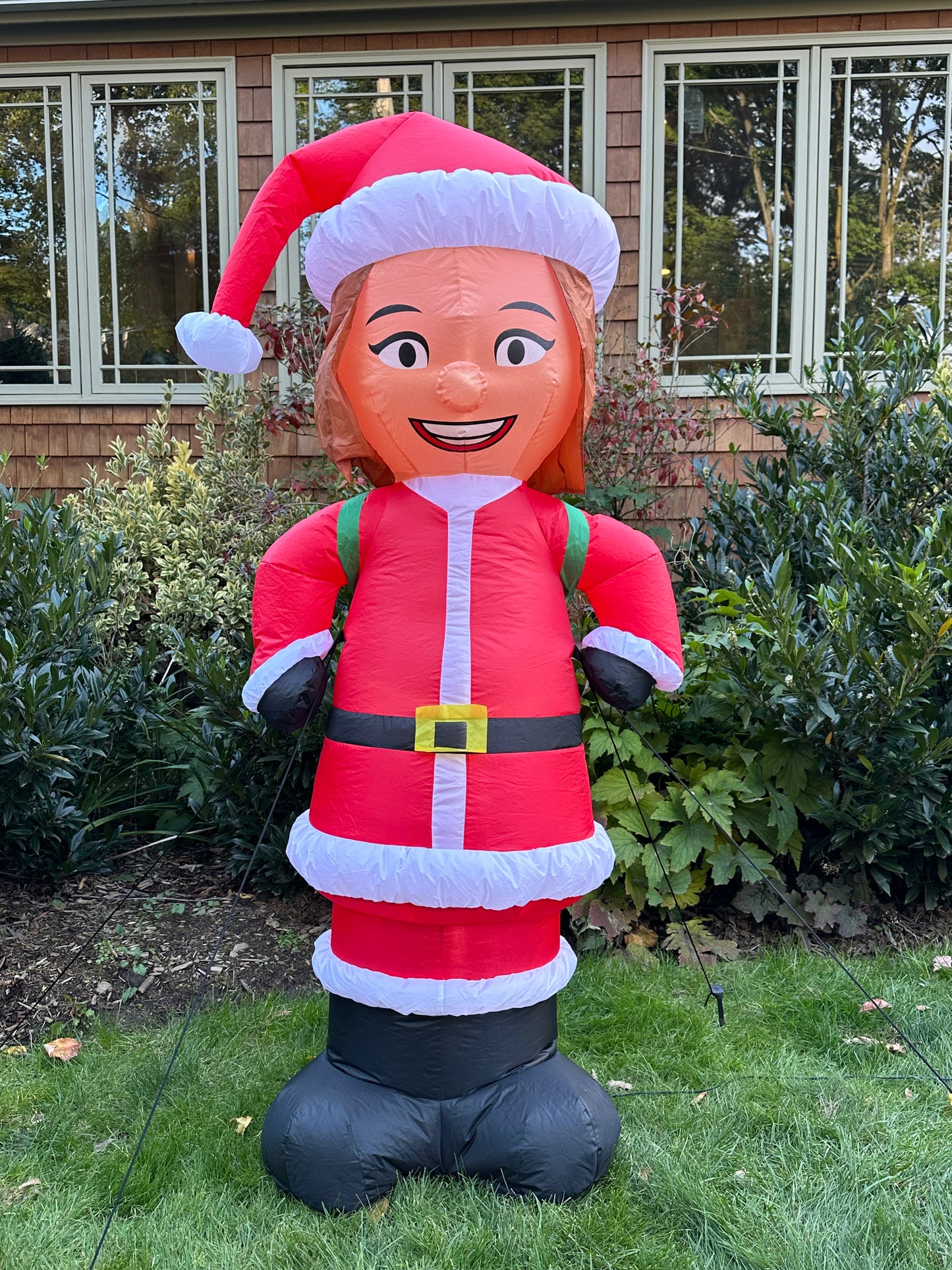 Female Santa ("Sandra Claus") - 6 ft. Inflatable