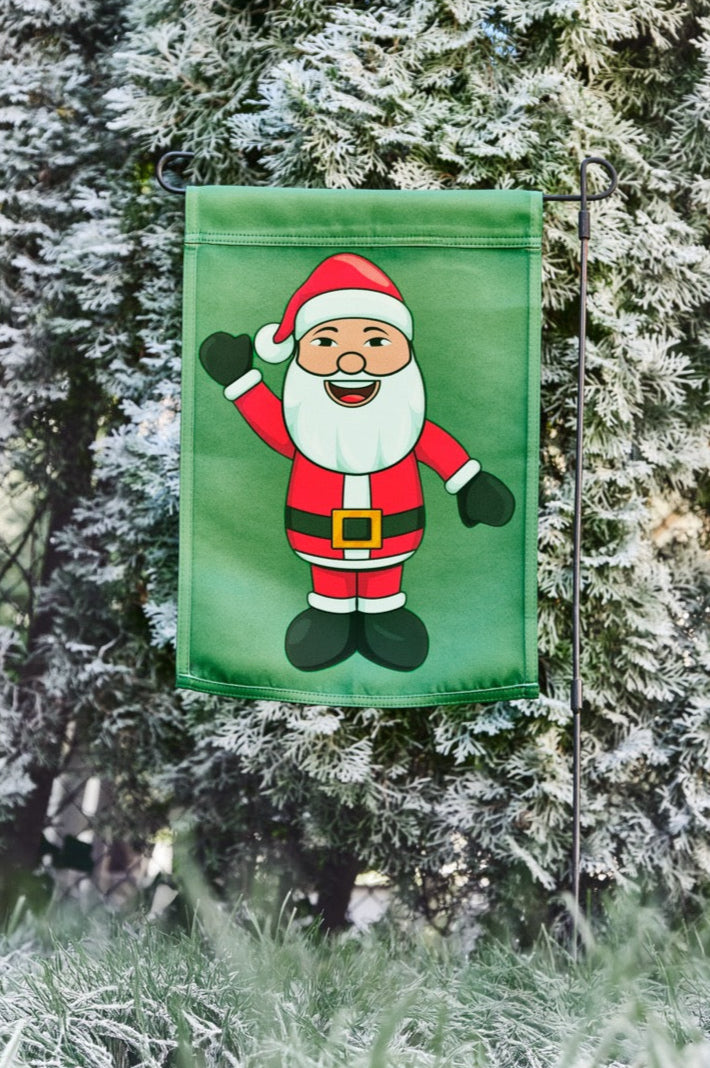Asian Santa Garden Banner