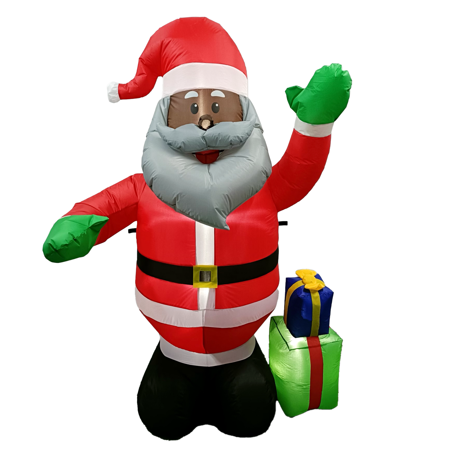 Black Santa Inflatable - 6 ft.