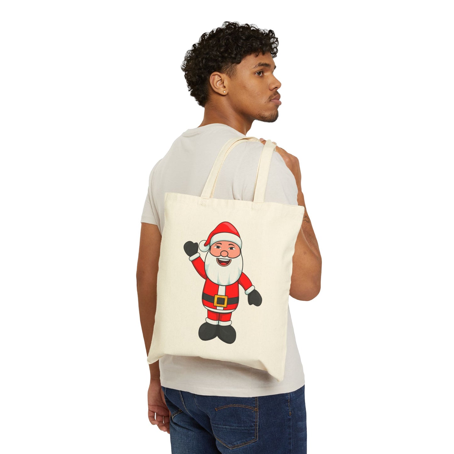 Asian Santa Natural Tote Bag