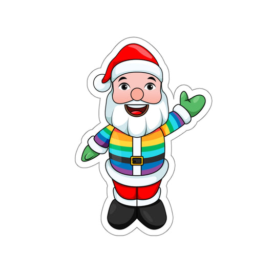 Pride Santa Die-Cut Sticker