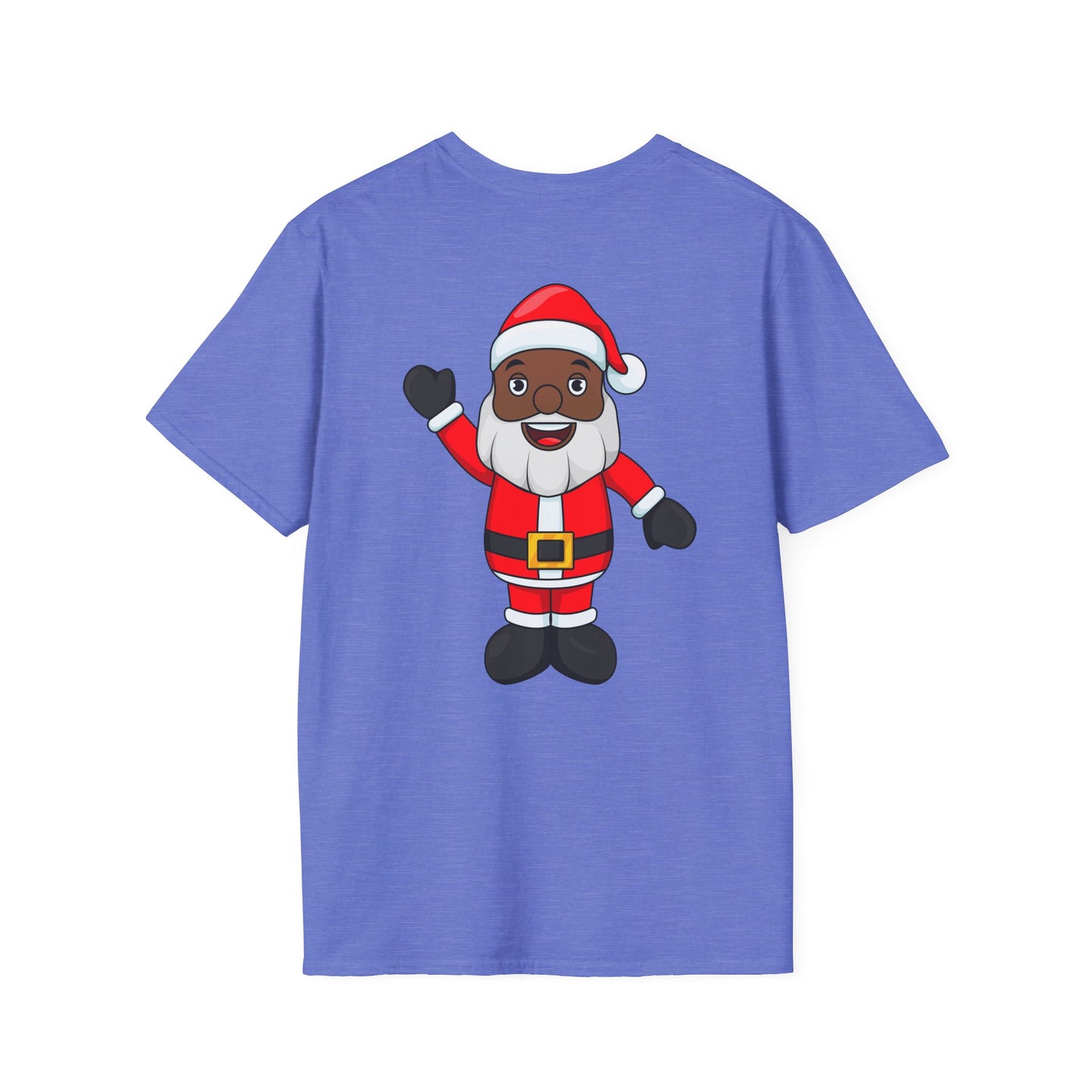 Black Santa Unisex Softstyle T-Shirt