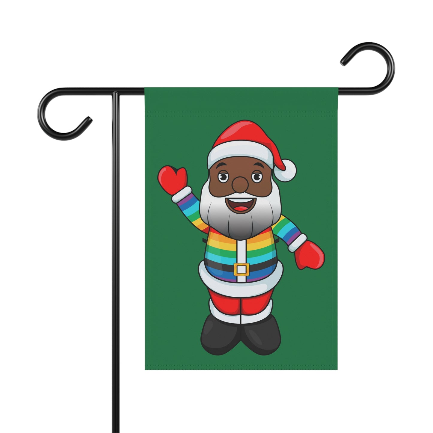 Black Pride Santa Garden Banner