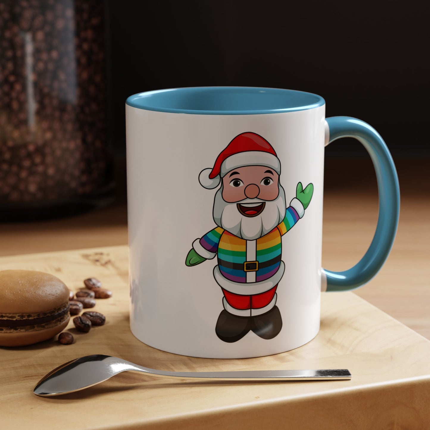 Pride Santa Accent Mug