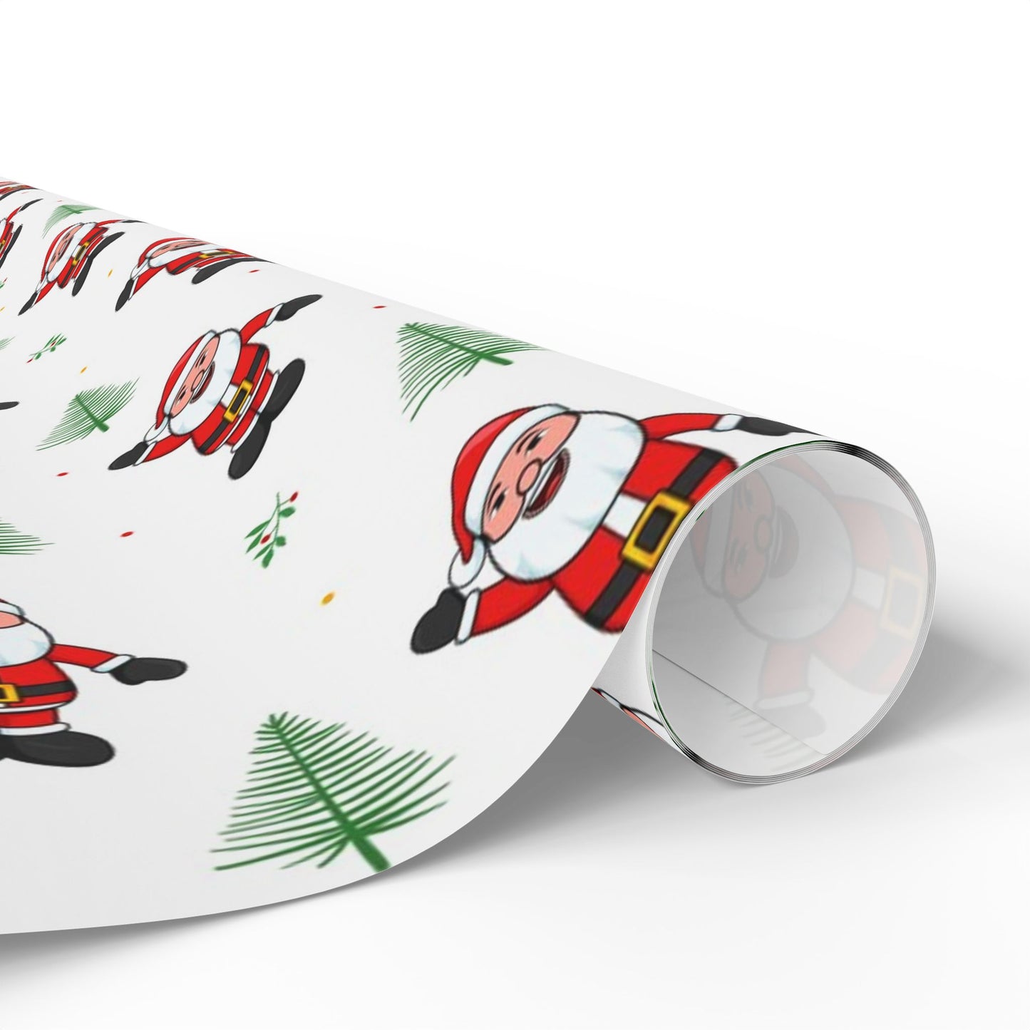 Asian Santa Holiday Gift Wrap
