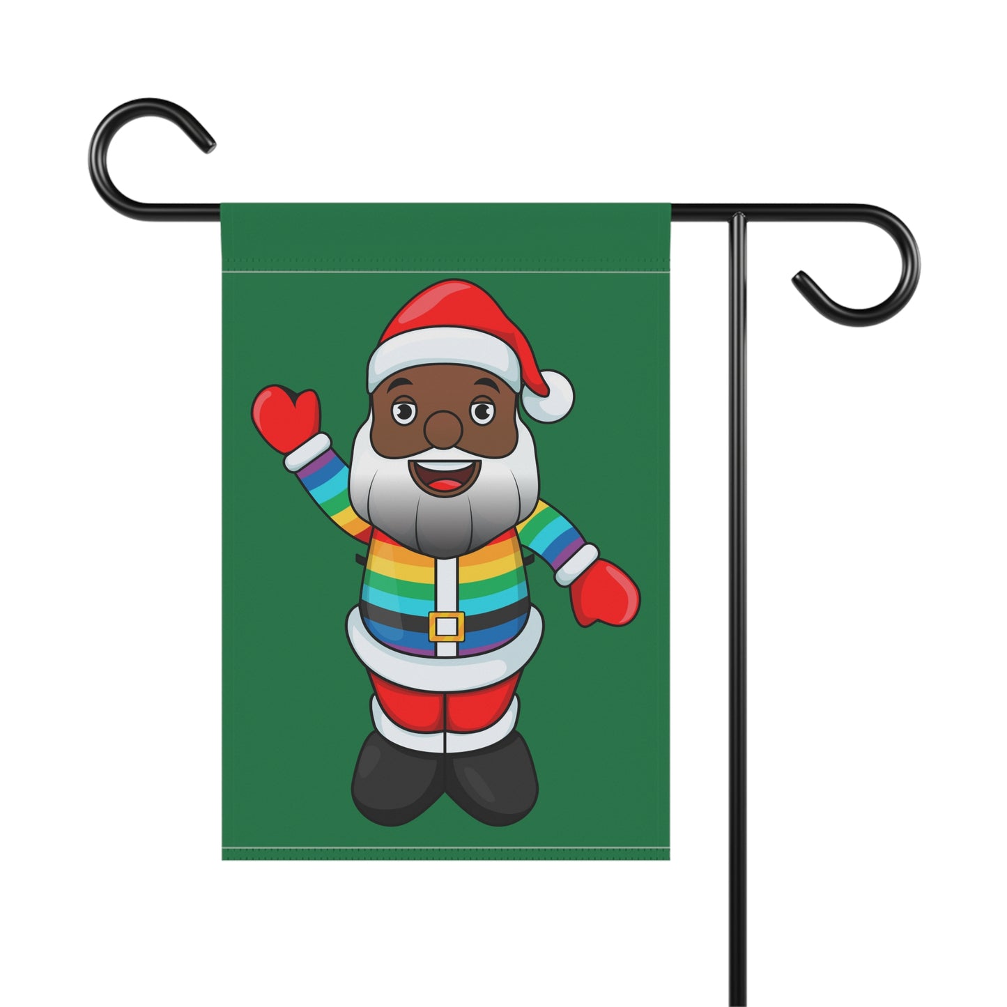 Black Pride Santa Garden Banner