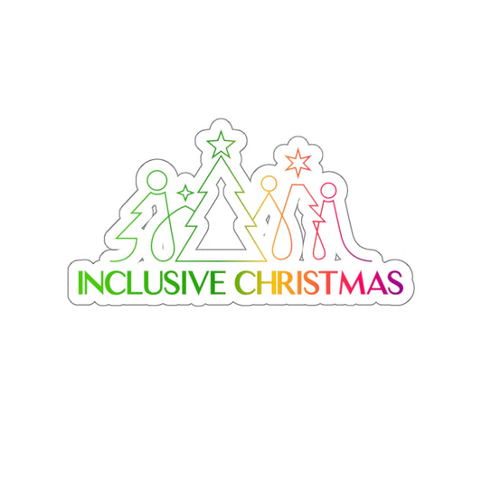 Inclusive Christmas Logo Die-Cut Sticker