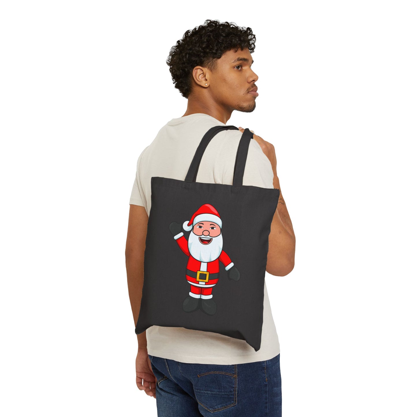 Asian Santa Natural Tote Bag