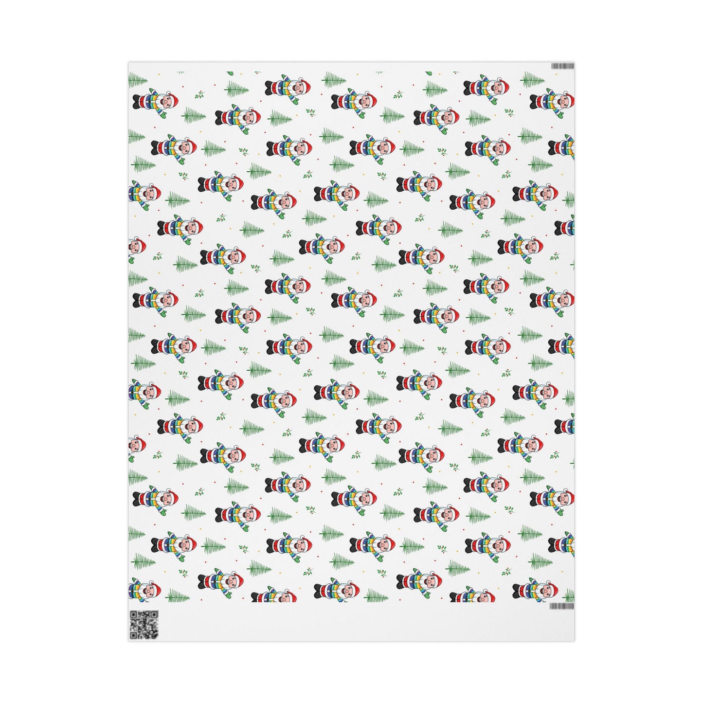 Pride Santa Holiday Gift Wrap