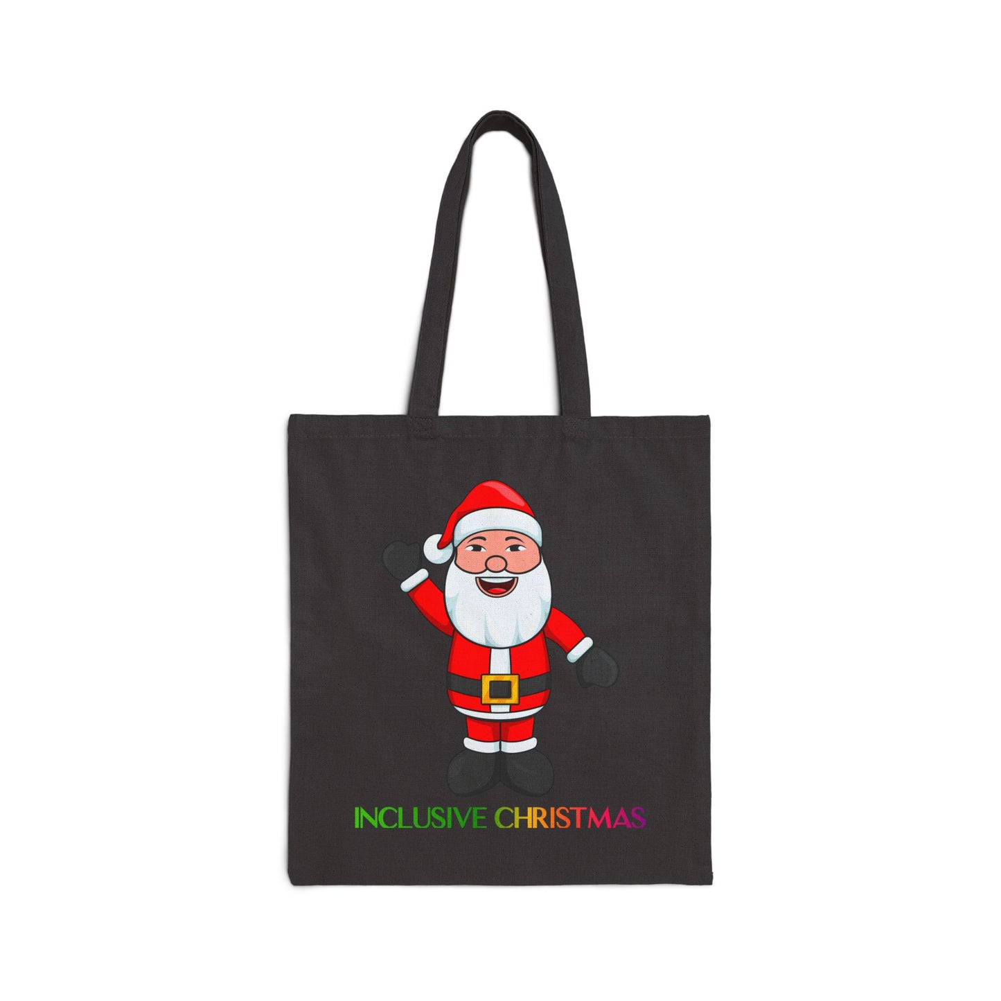 Asian Santa Natural Tote Bag with Logo