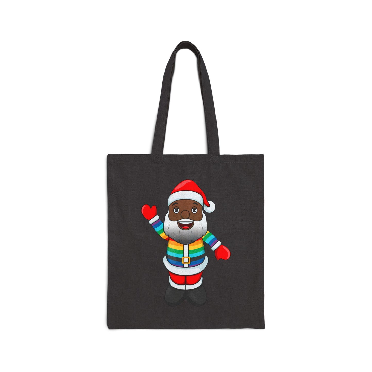 Black Pride Santa Natural Tote Bag