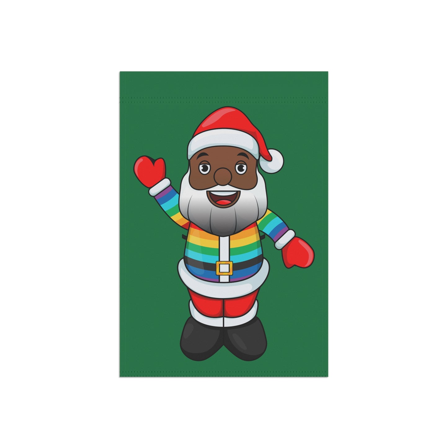 Black Pride Santa Garden Banner