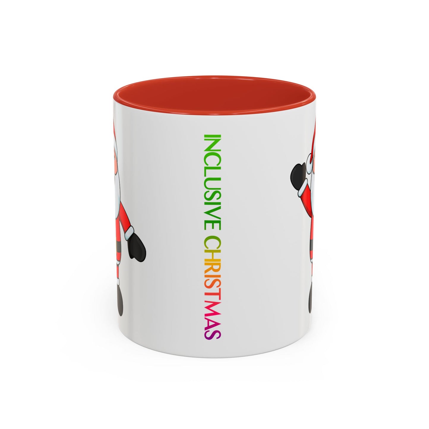 Asian Santa Accent Mug with Logo