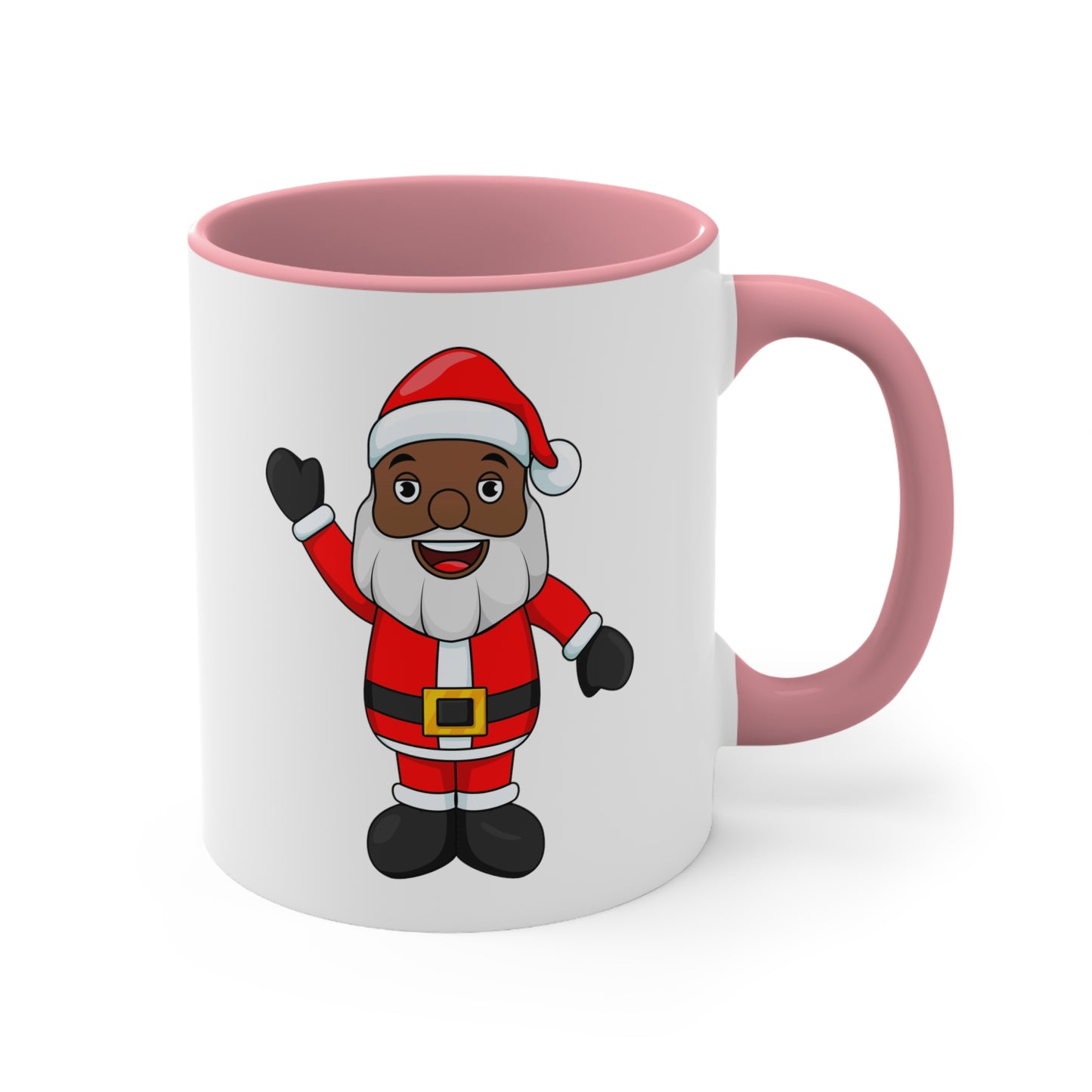 Black Santa Coffee Mug, 11oz