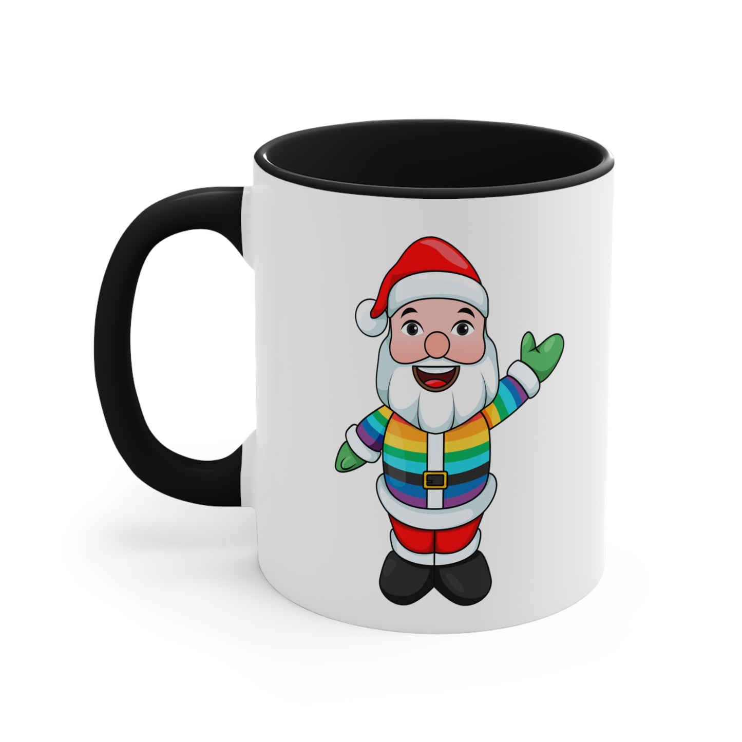 Pride Santa Accent Coffee Mug, 11oz