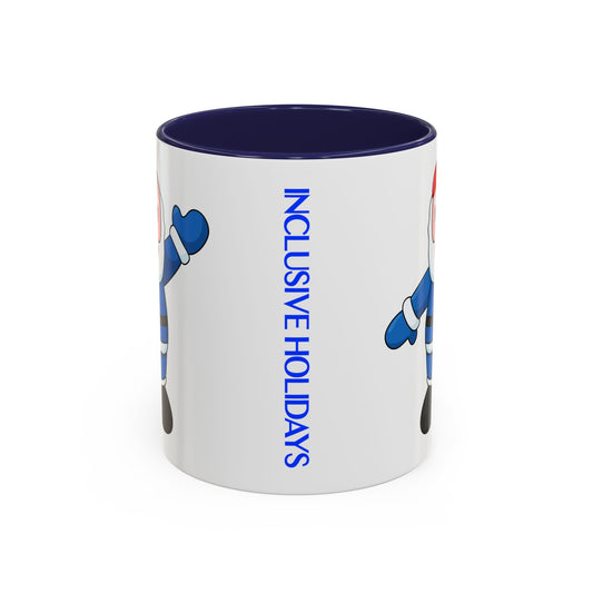 Hanukkah Hank Accent Mug with Logo