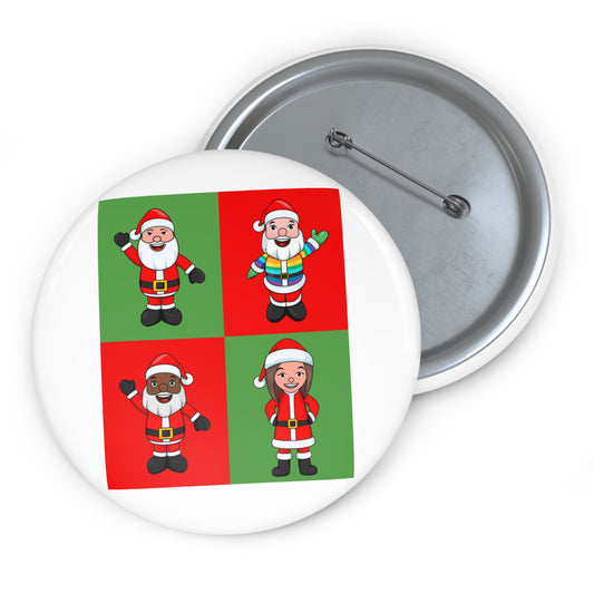 OG Grid Santa Pin Button