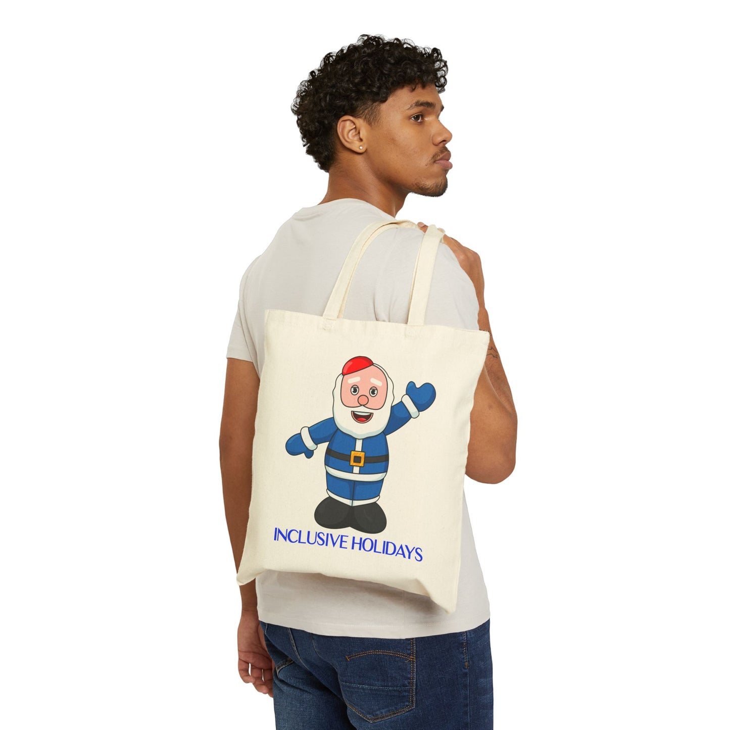 Hanukkah Hank Natural Tote Bag with Logo