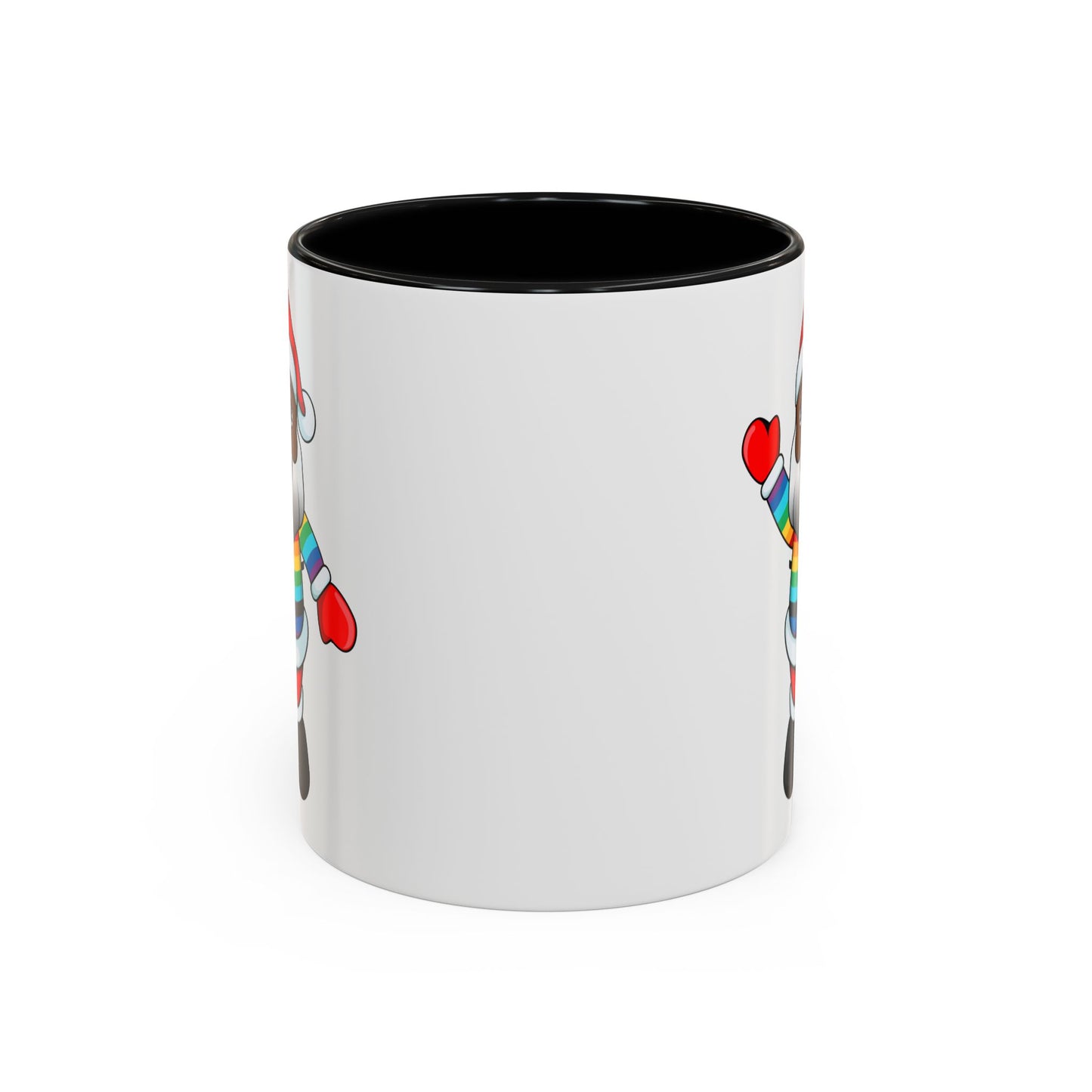 Black Pride Santa Accent Mug