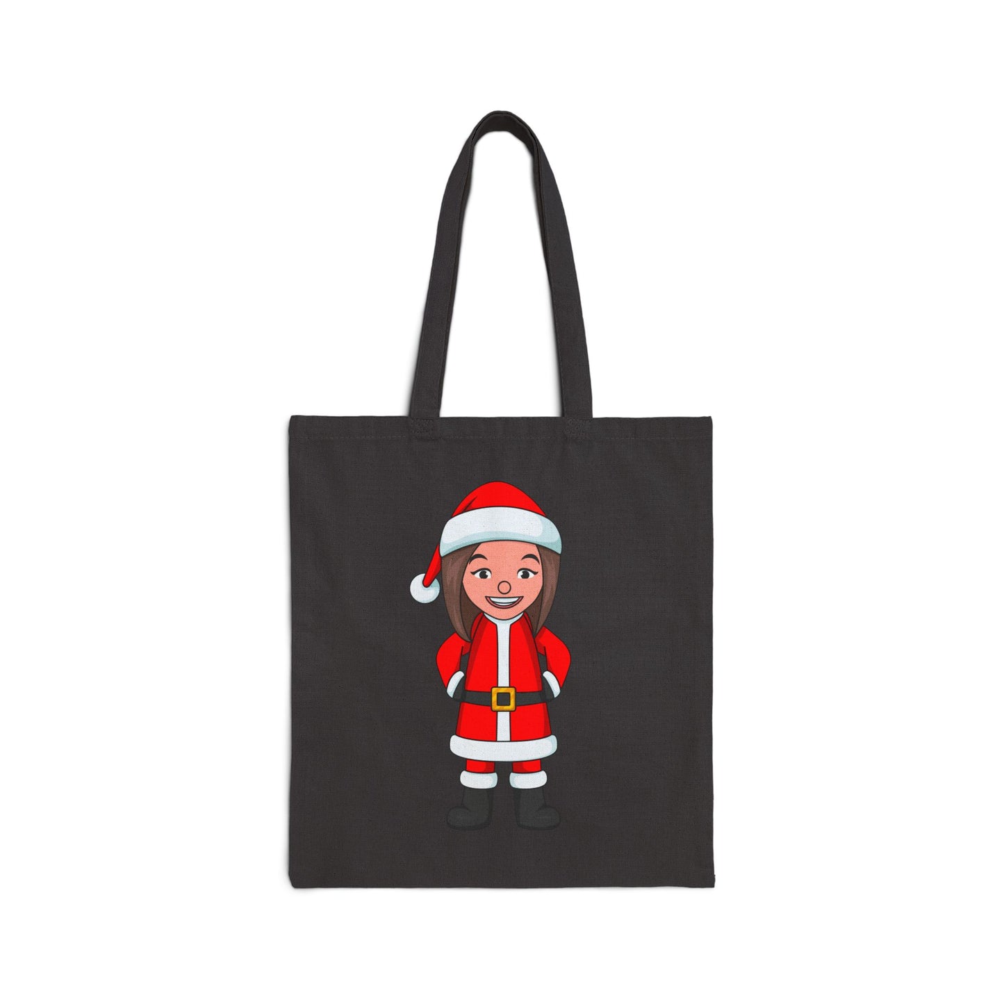 Female Santa ("Sandra Claus") Natural Tote Bag