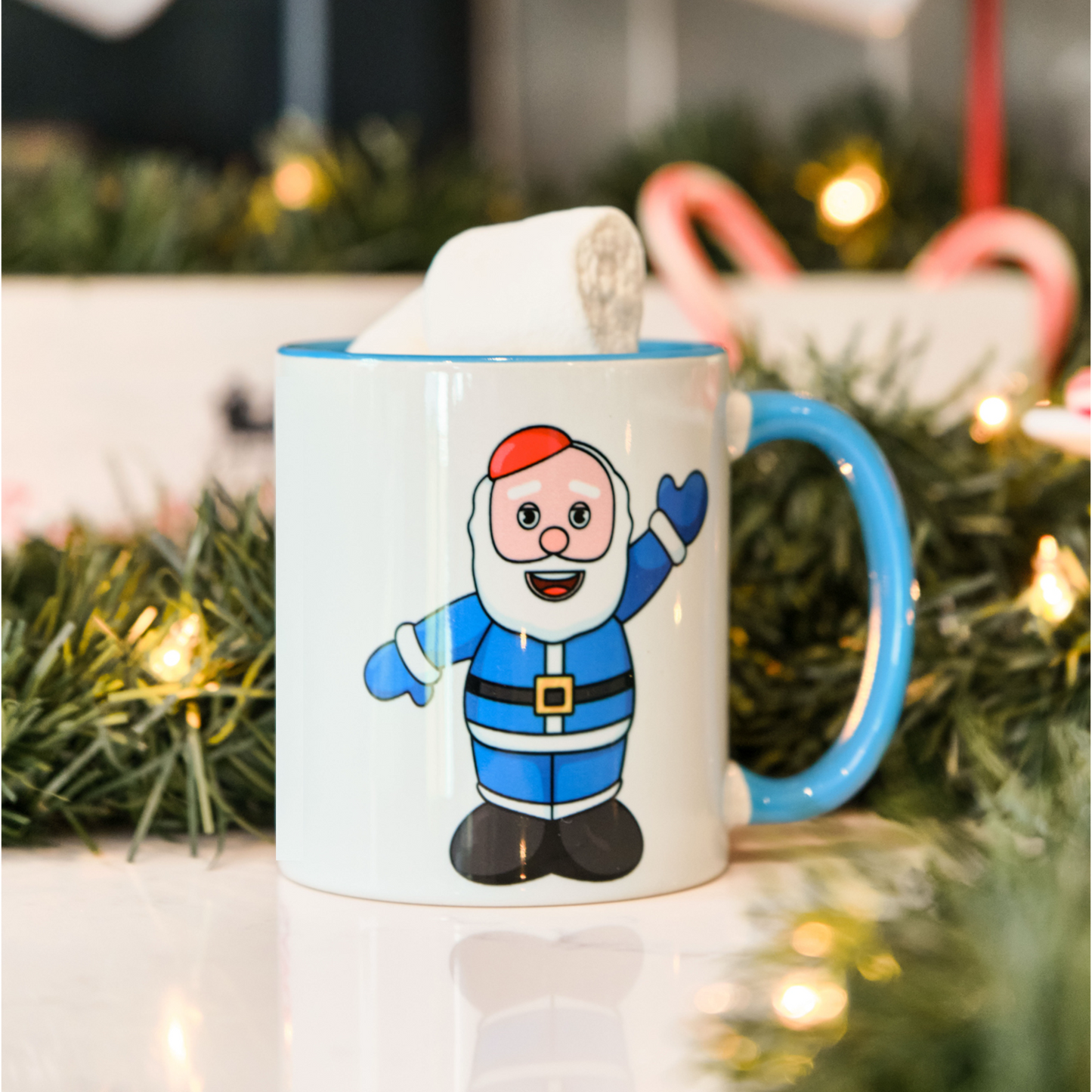 Hanukkah Hank Accent Mug